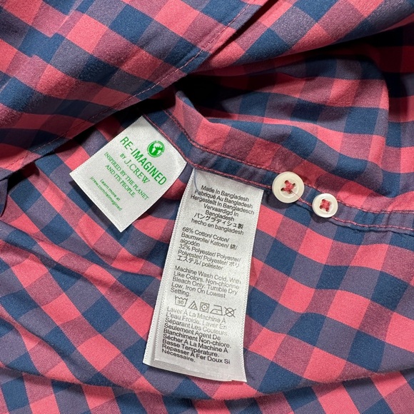 Men’s J.Crew Performance Long Sleeve Shirt (Size Medium Slim Untucked) - Picture 7 of 7